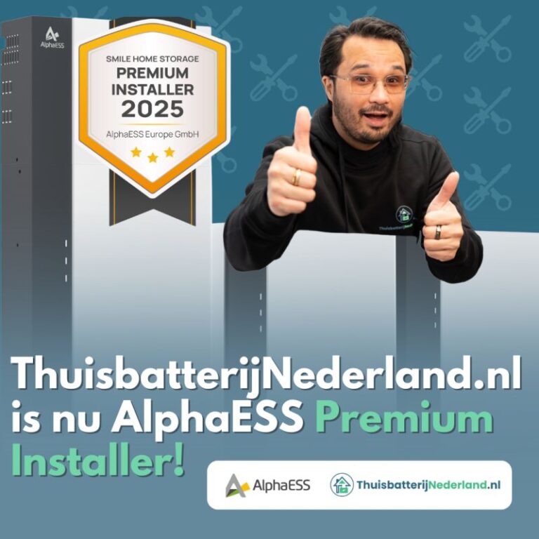 ThuisbatterijNederland.nl benoemd tot AlphaESS Premium Installer