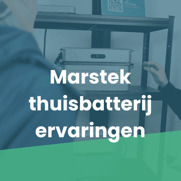 Marstek thuisbatterij ervaringen