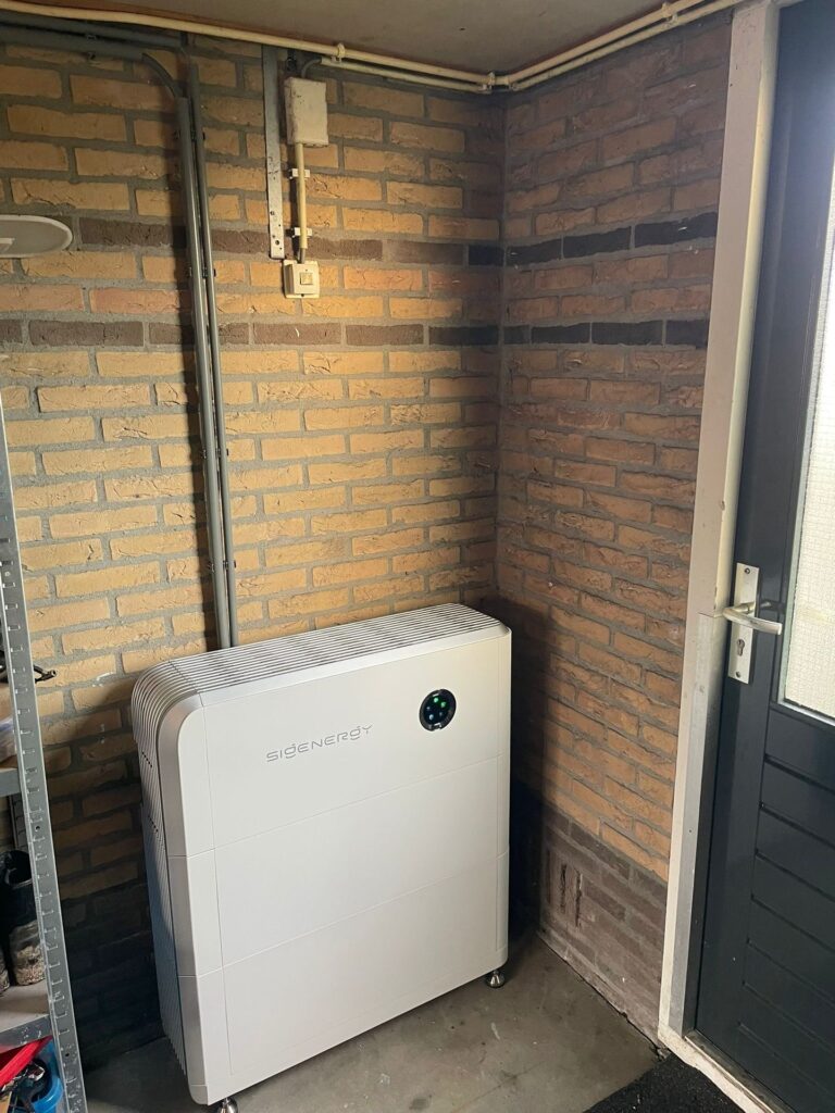 Sigenergy thuisbatterij geïnstalleerd in Zeewolde