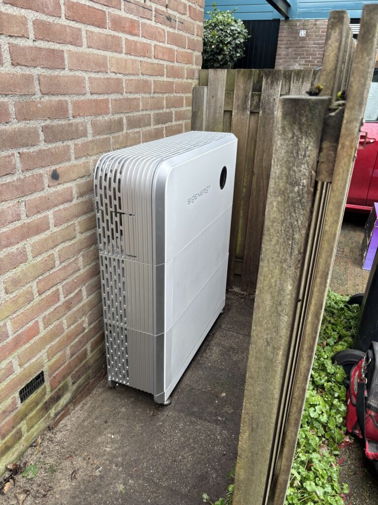 Sigenergy thuisbatterij geïnstalleerd in Harmelen