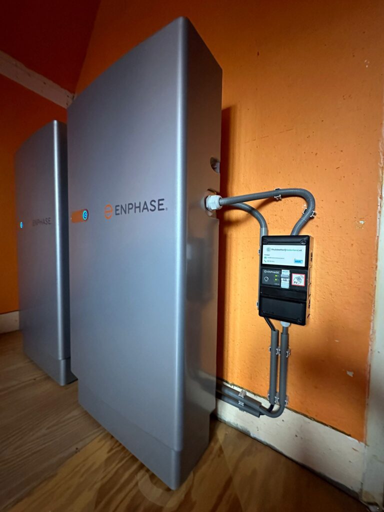 Enphase thuisbatterij geïnstalleerd in Sassenheim